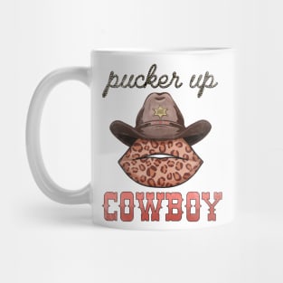 Pucker Up Cowboy Mug